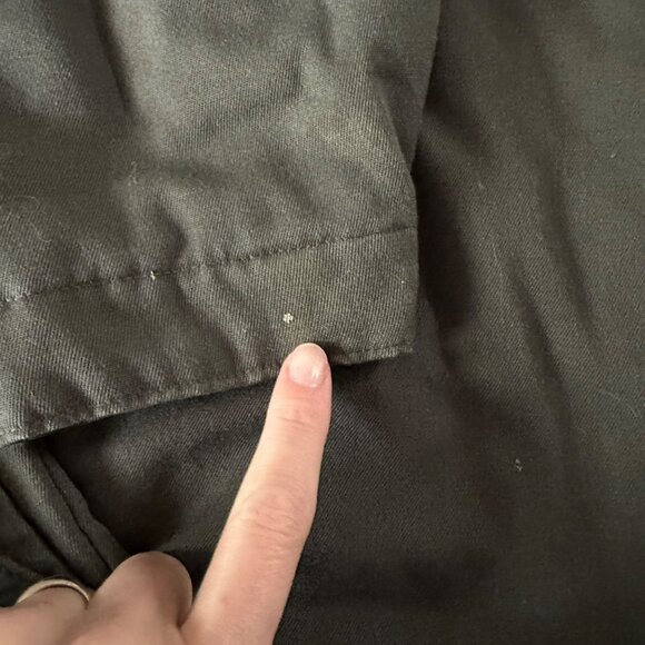 Vintage Big Smith Olive Green Insulated Coveralls With Red Lining & Zipper Front - Picture 2 of 16